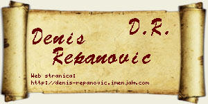 Denis Repanović vizit kartica